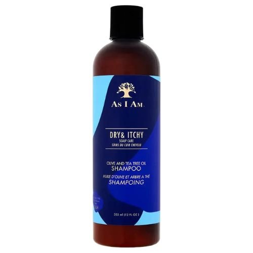 As I Am Dry & Itchy Scalp Olive & Tea Tree Oil Shampoo 355ml - Beautiwala