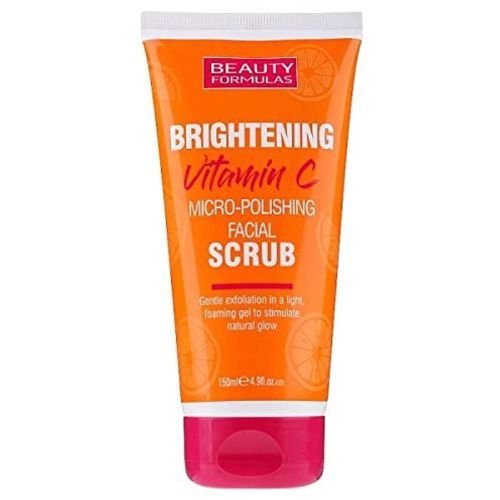 Beauty Formulas Brightening Vitamin C Facial Scrub 150ml - Beautiwala