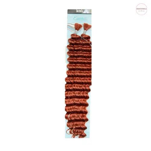 Kali Mega Peruvian Remi Deep Wave human hair blend in colour 350 auburn  for boho braids