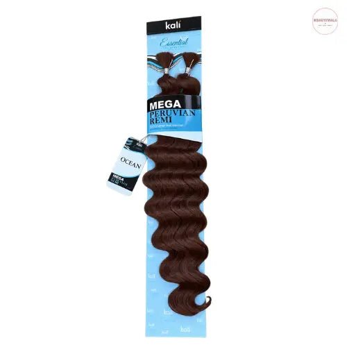 Kali Mega Peruvian Remi Ocean Wave human hair blend in colour 30 Copper  for boho braids