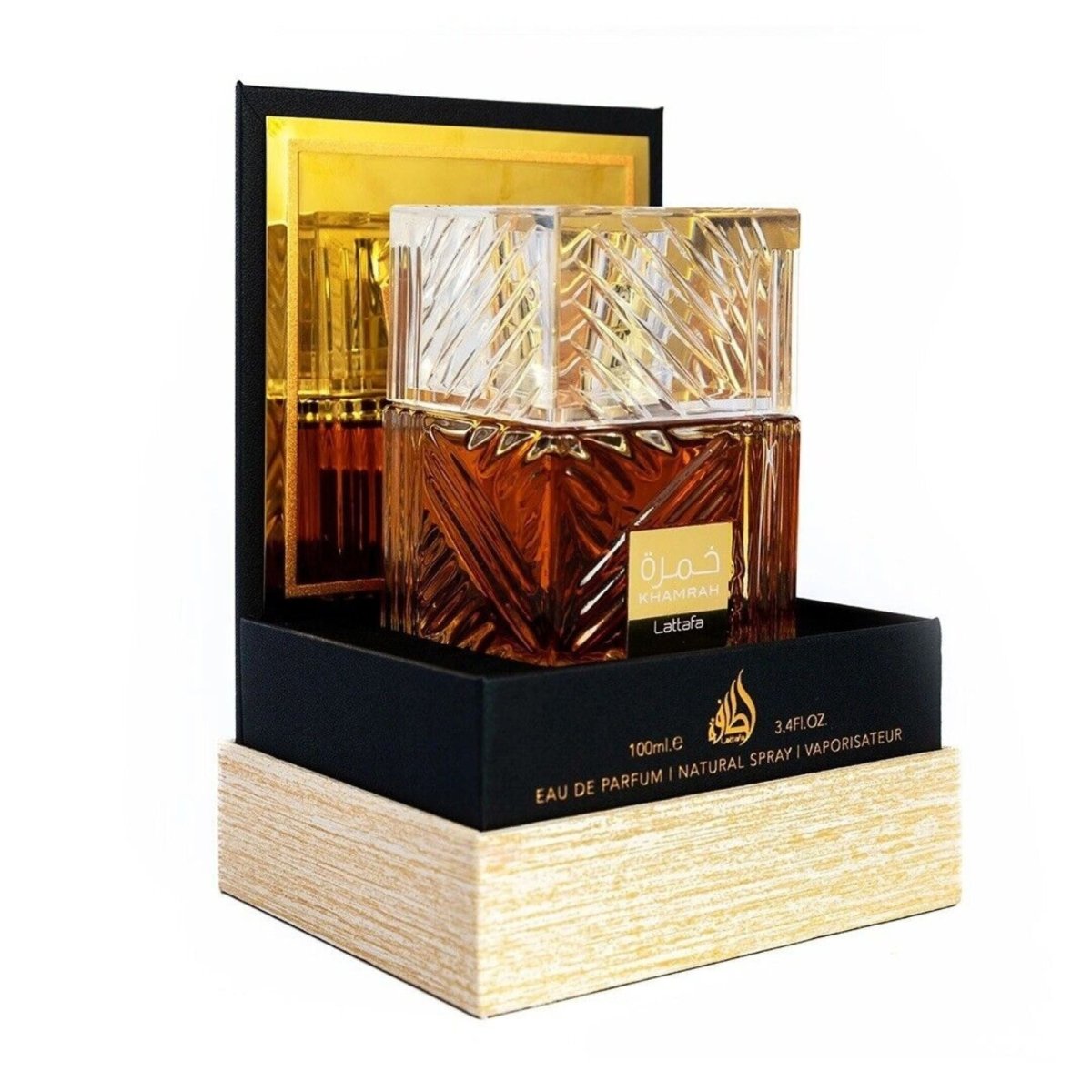 Lataffa Khamrah Original Perfume Black 100ml - Beautiwala