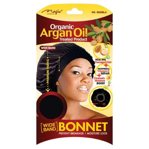 Bonnet - Magic Collection Argan Oil Black #3003BLA - Beautiwala