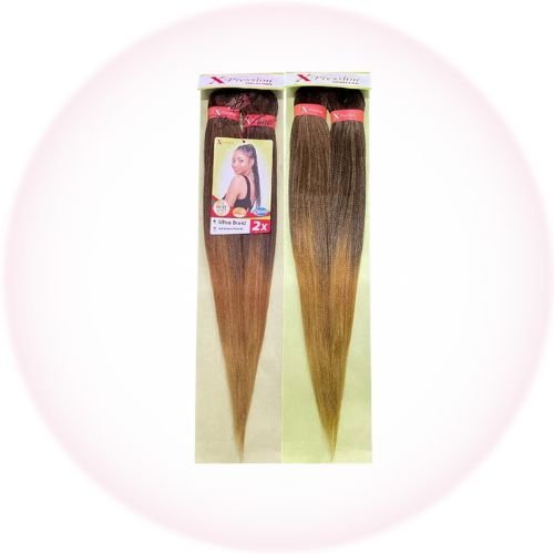 Xpression Pre Stretched Ultra Braid 2x Pack 46" Length Extensions - Beautiwala