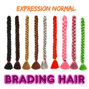 Xpression Ultra Braid Plaiting 82" Braiding Bulk Hair Extensions - Beautiwala
