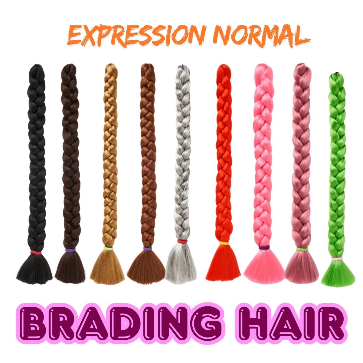 Xpression Ultra Braid Plaiting 82" Braiding Bulk Hair Extensions - Beautiwala